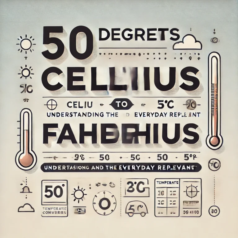 50 Degrees Celsius to Fahrenheit