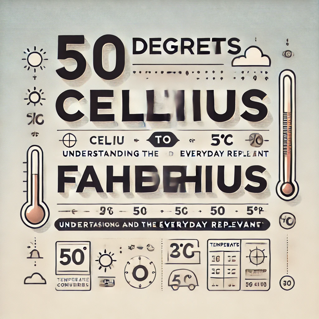 50 Degrees Celsius to Fahrenheit