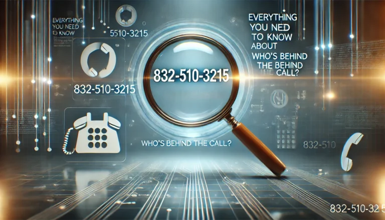 Everything You Need to Know About 832-510-3215: Who’s Behind the Call?